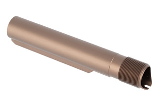 Aero Precision Enhanced AR-15 Carbine Buffer Tube features carrier extension support tabs, water drain holes, and is ramped for easy stock installation.